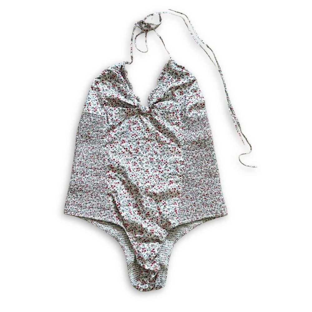 Doen Tropez Swimsuit Briarwood Floral NWOT Size Large Summer Feminine Romantic